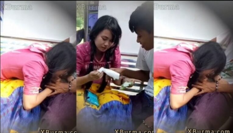 ဘဲကိုစုပ်ပေးနေတာလေး